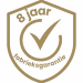 8 jaar fabrieksgarantie